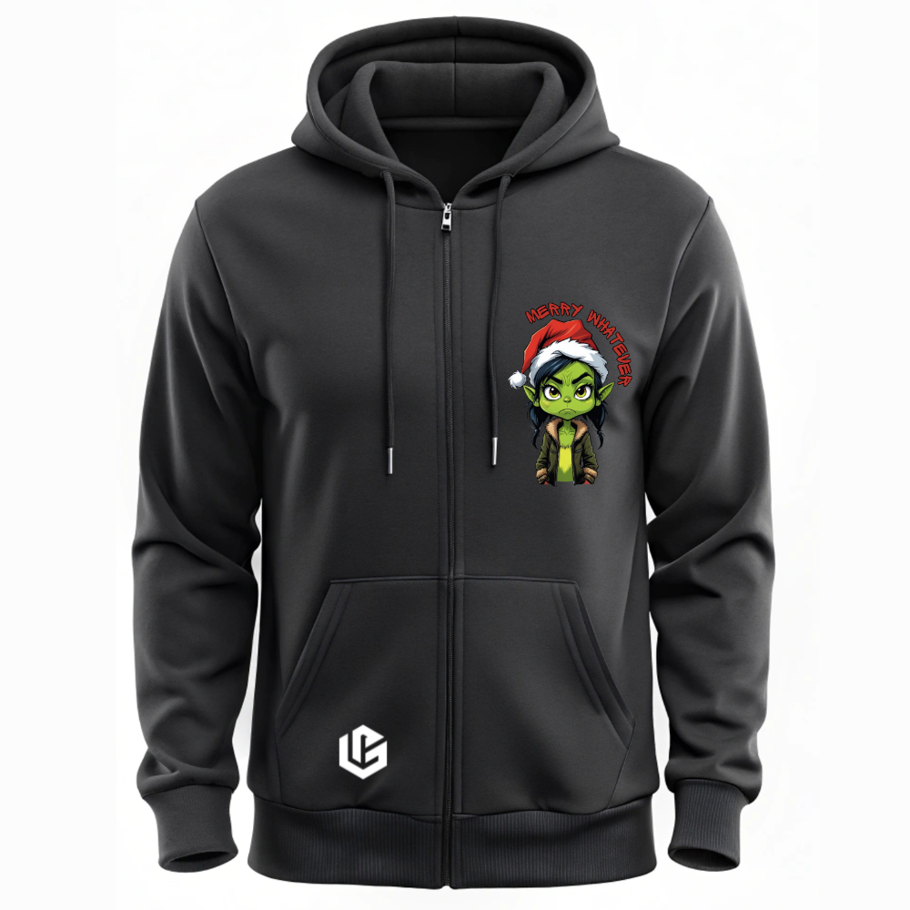 Sweatjacke "Grinch Franka" designed by LottaLaVida