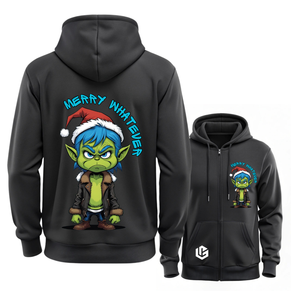 Sweatjacke "Grinch Blue" designed by LottaLaVida