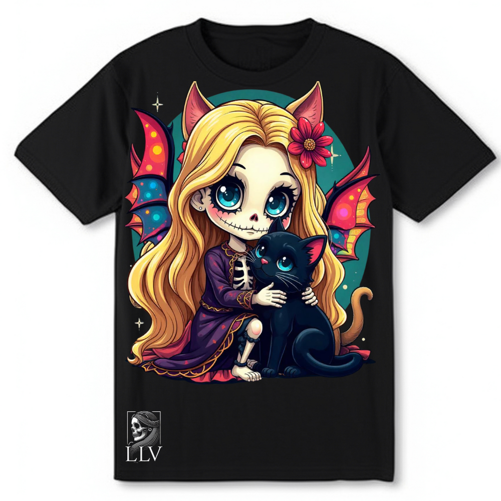 Loni T-Shirt Skull designed by LottaLaVida