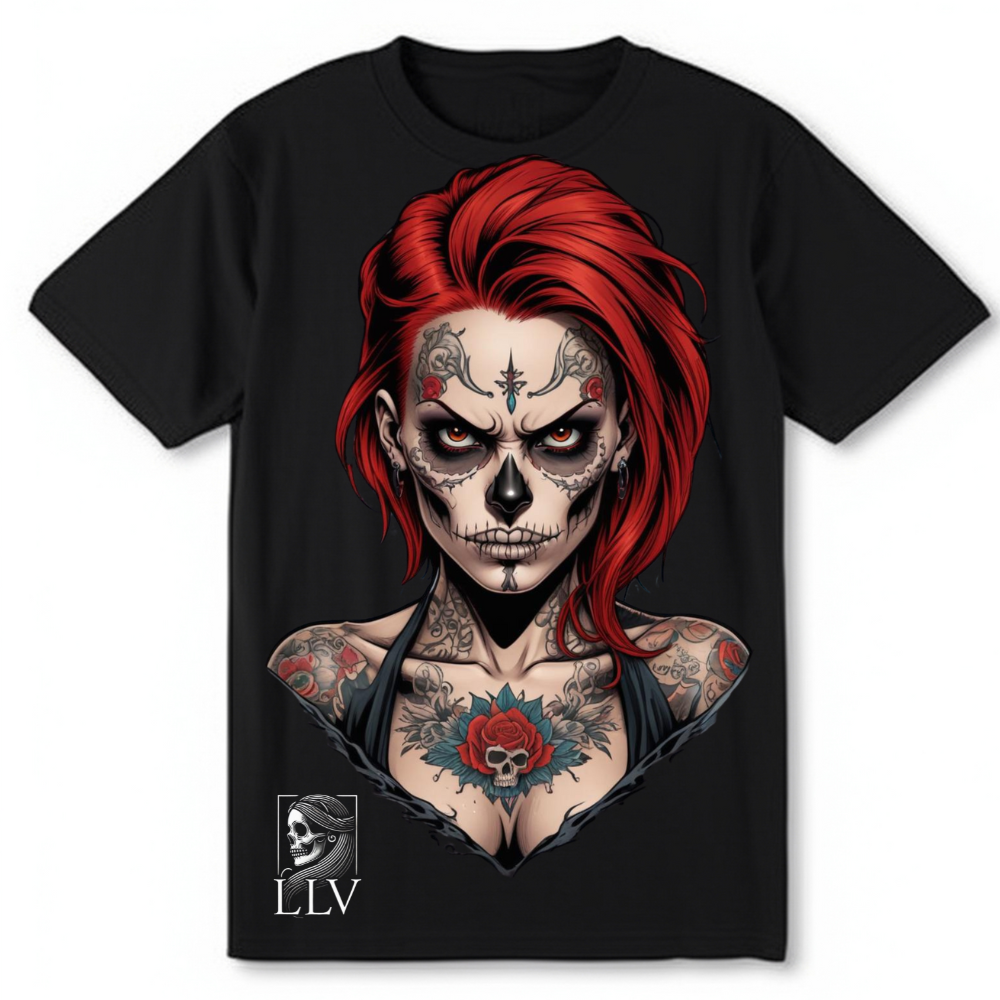 Loti "Skull" T-Shirt designed by LottaLaVida