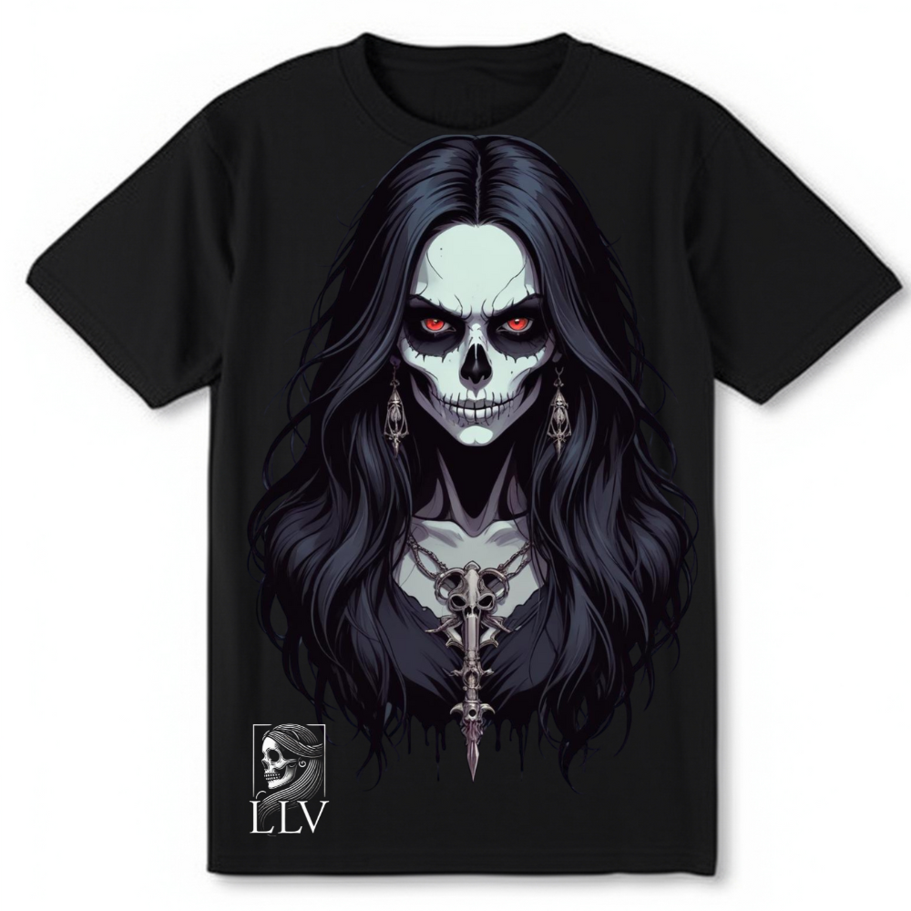 Lori "Skull" T-Shirt designed by LottaLaVida