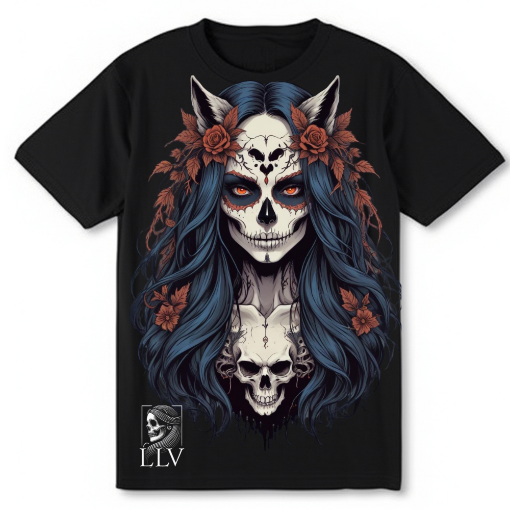 Lota "Skull" T-Shirt designed by LottaLaVida