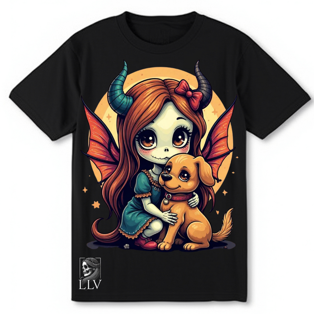Lari T-Shirt Skull designed by LottaLaVida
