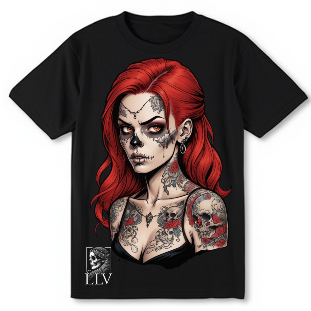 Lobi "Skull" T-Shirt designed by LottaLaVida