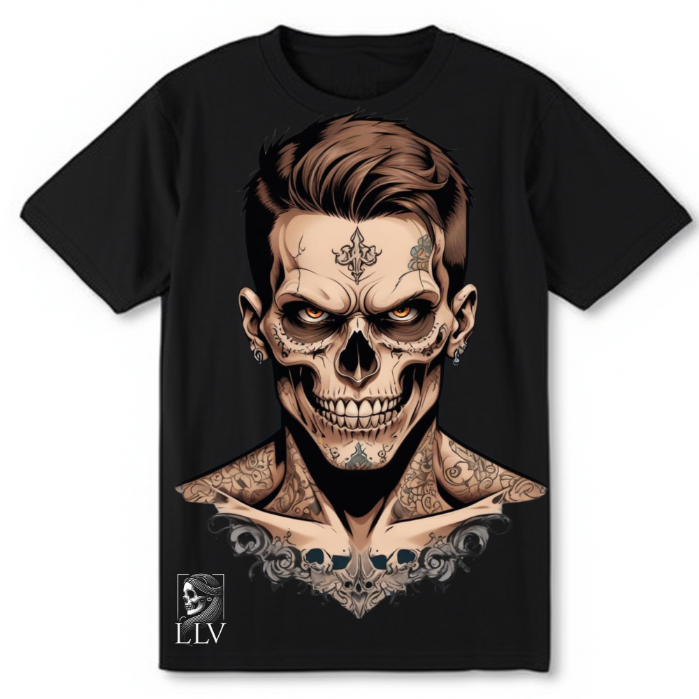 Leso "Skull" T-Shirt designed by LottaLaVida