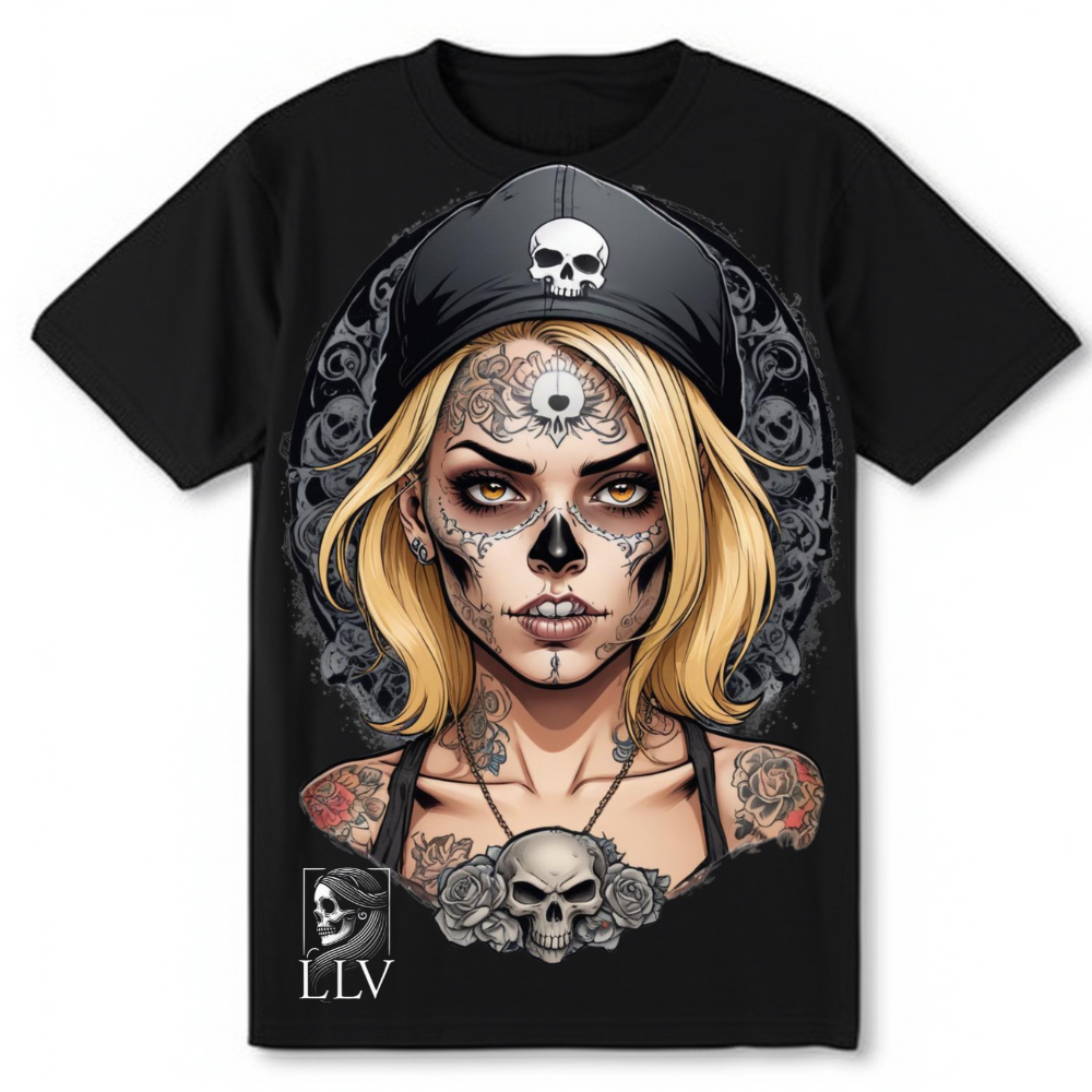 Lane "Skull" T-Shirt designed by LottaLaVida