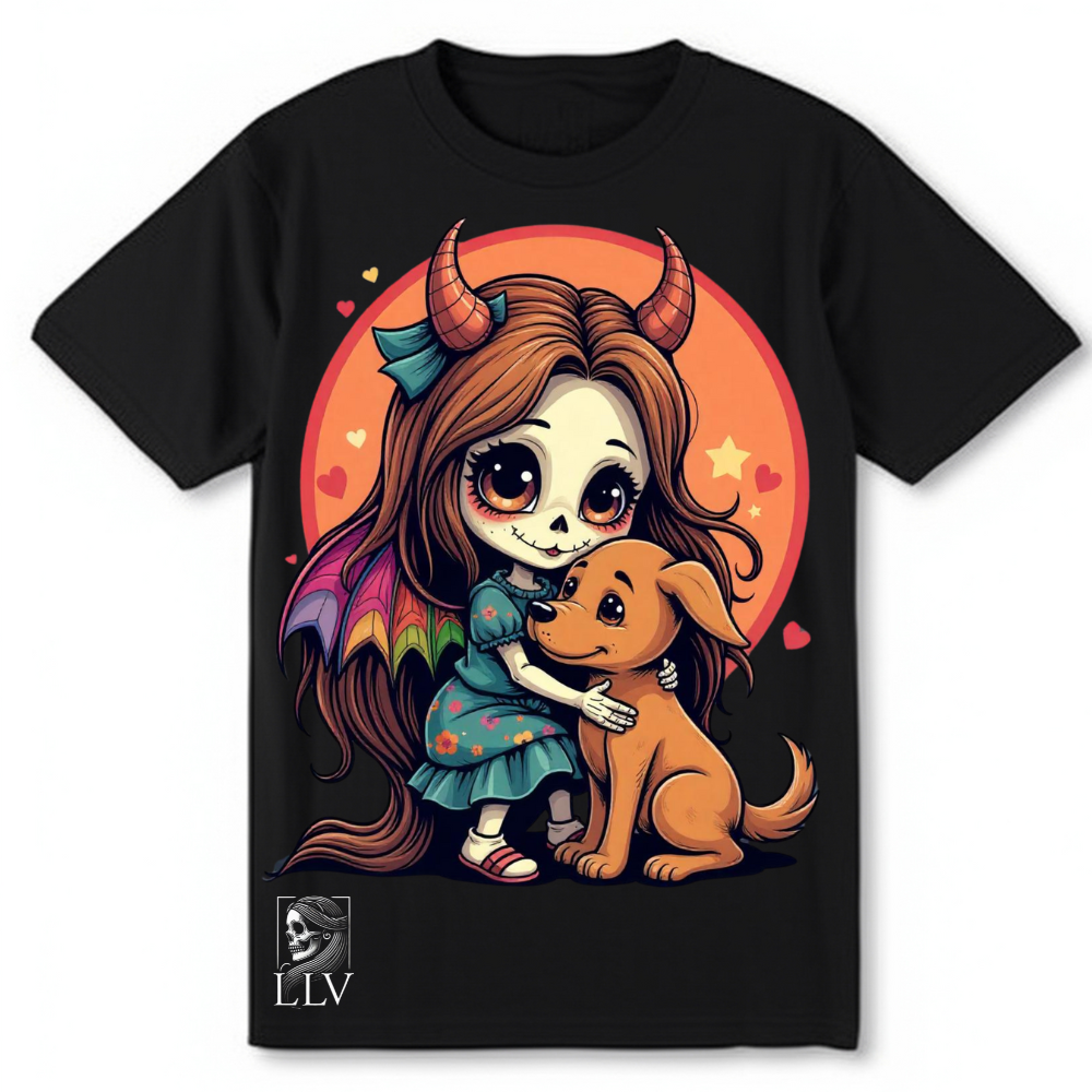 Lini T-Shirt Skull designed by LottaLaVida