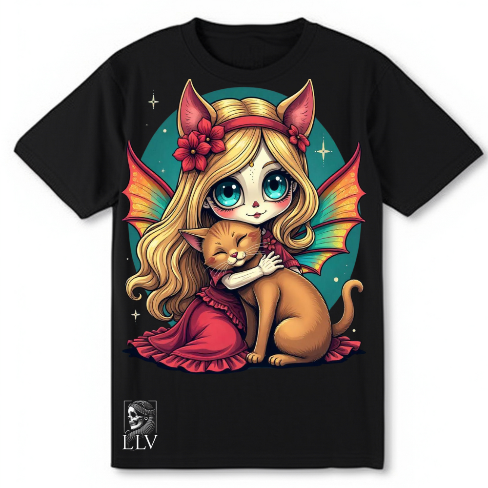 Lily T-Shirt Skull designed by LottaLaVida