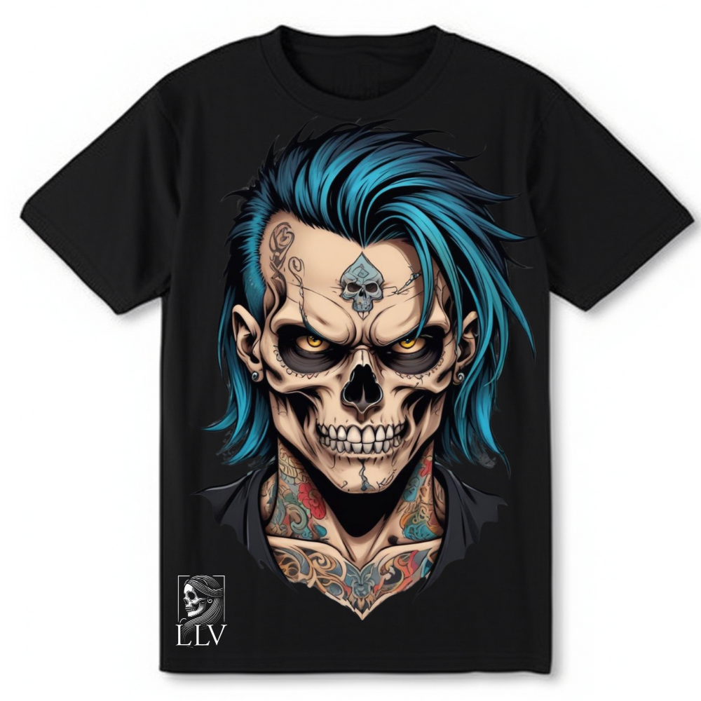 Lebo "Skull" T-Shirt designed by LottaLaVida