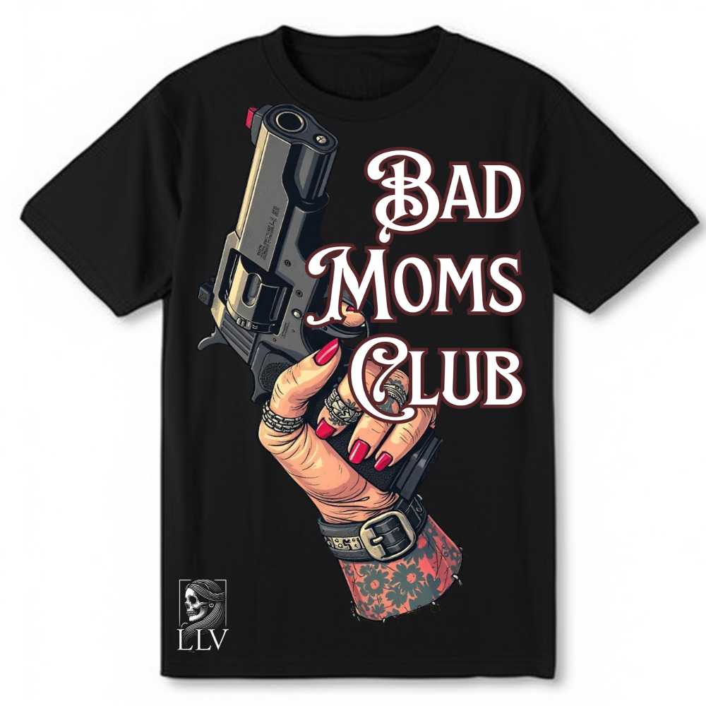 Leti "Bad Moms Club" T-Shirt designed by LottaLaVida
