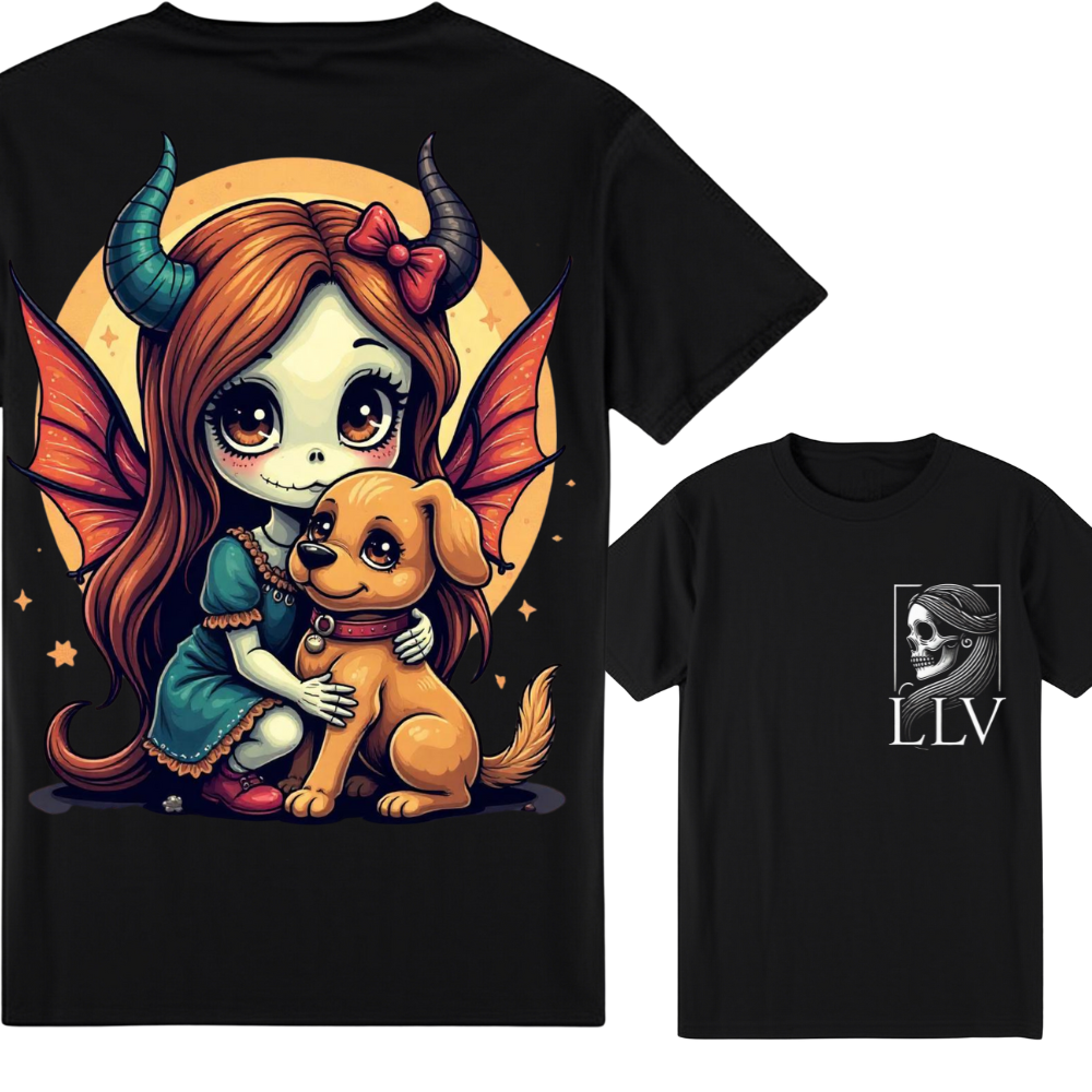 Lari T-Shirt Skull designed by LottaLaVida