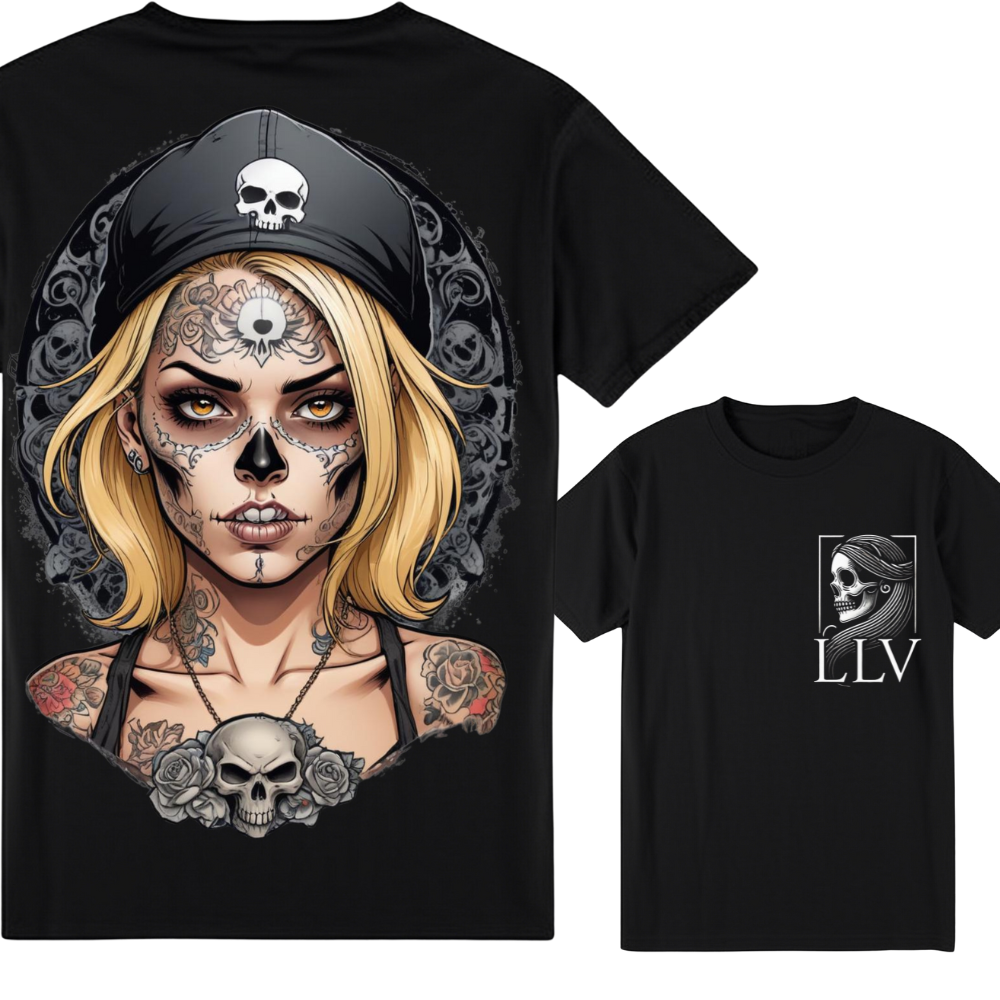 Lane "Skull" T-Shirt designed by LottaLaVida