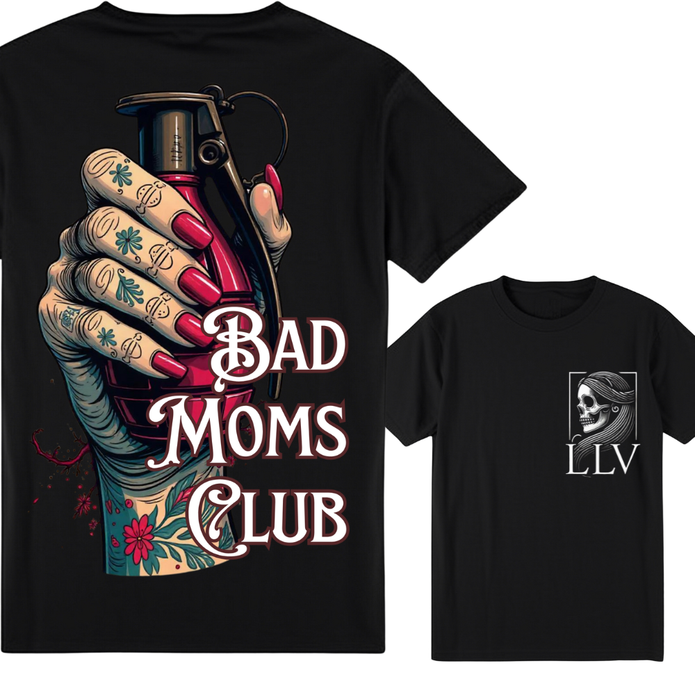 Loom "Bad Moms Club" T-Shirt designed by LottaLaVida