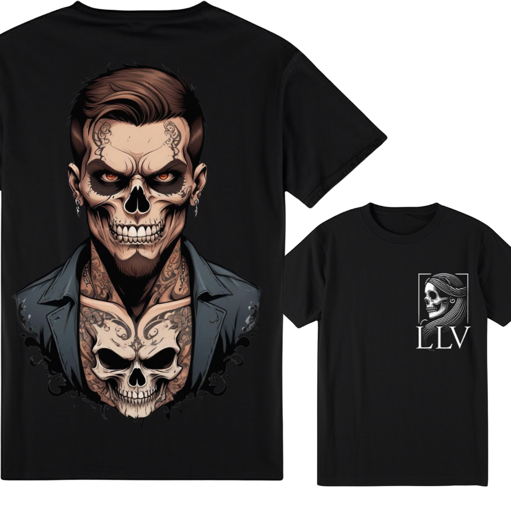 Lexo "Skull" T-Shirt designed by LottaLaVida