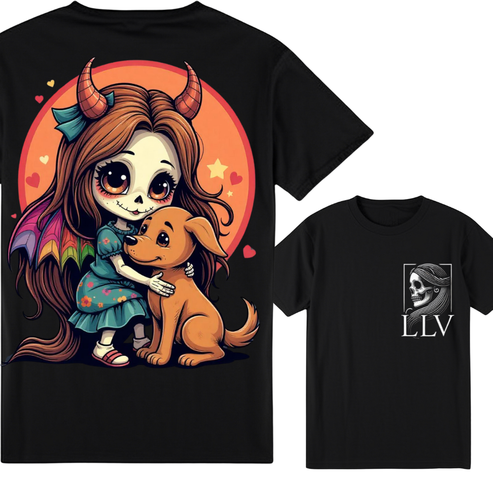 Lini T-Shirt Skull designed by LottaLaVida
