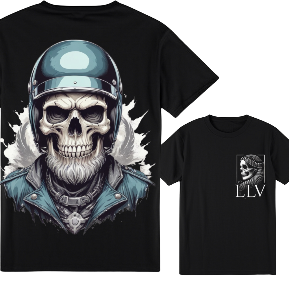 Loks "Skull" T-Shirt designed by LottaLaVida
