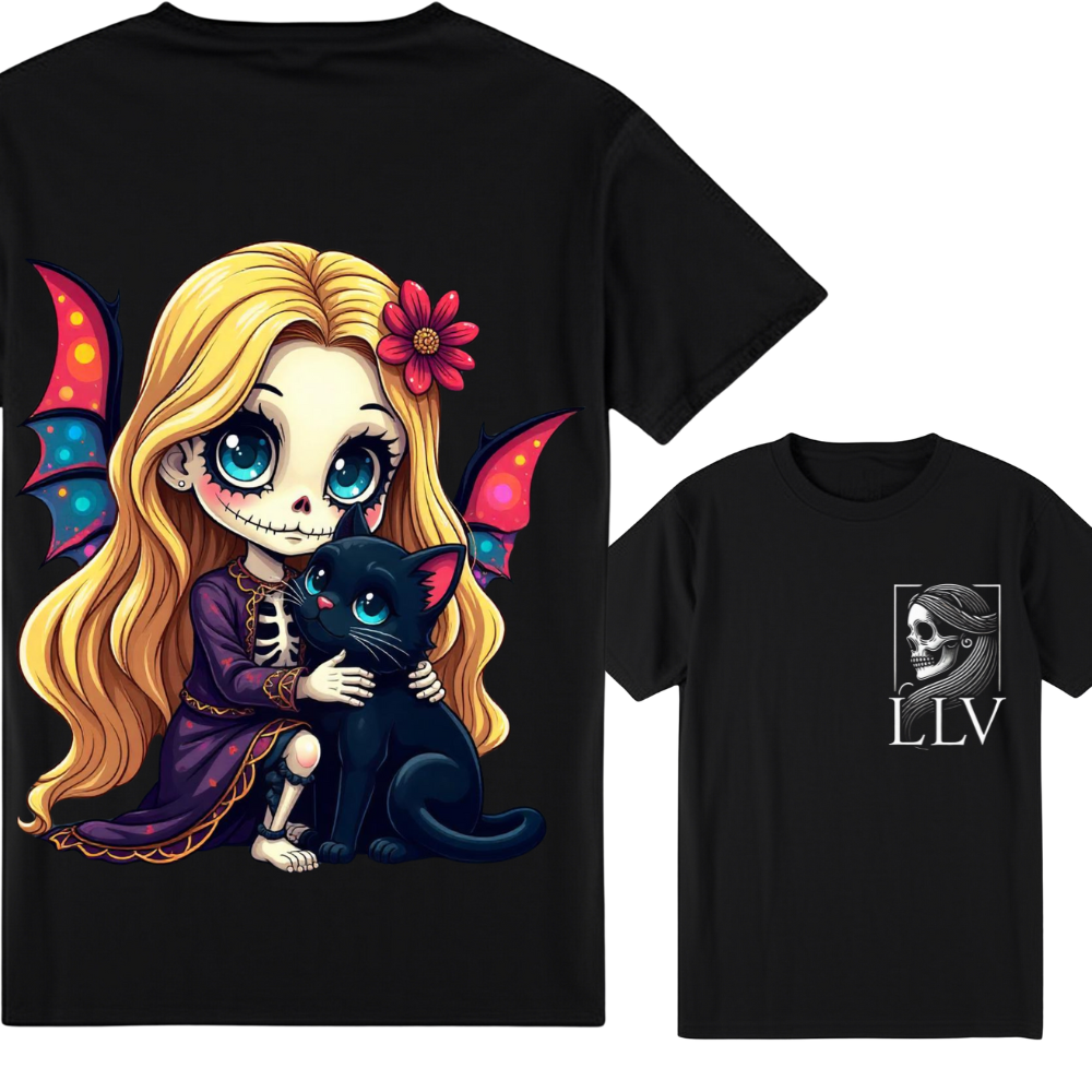 Loni T-Shirt Skull designed by LottaLaVida