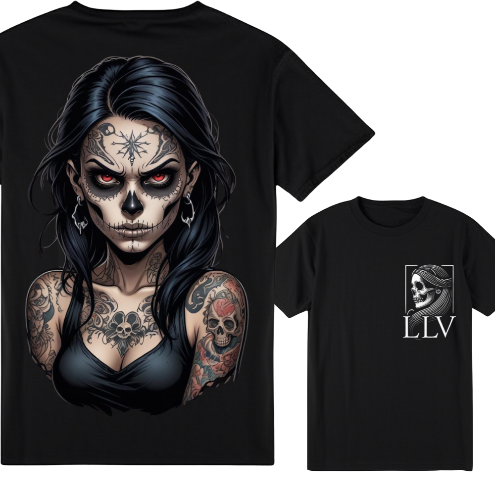 Lisa "Skull" T-Shirt designed by LottaLaVida