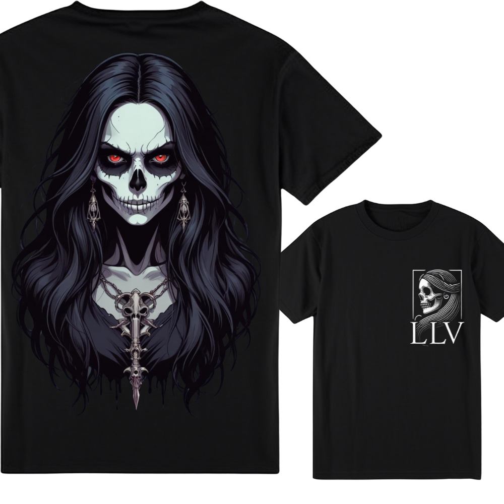 Lori "Skull" T-Shirt designed by LottaLaVida