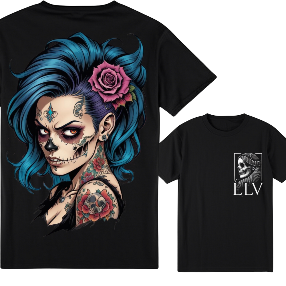 Lonu "Skull" T-Shirt designed by LottaLaVida