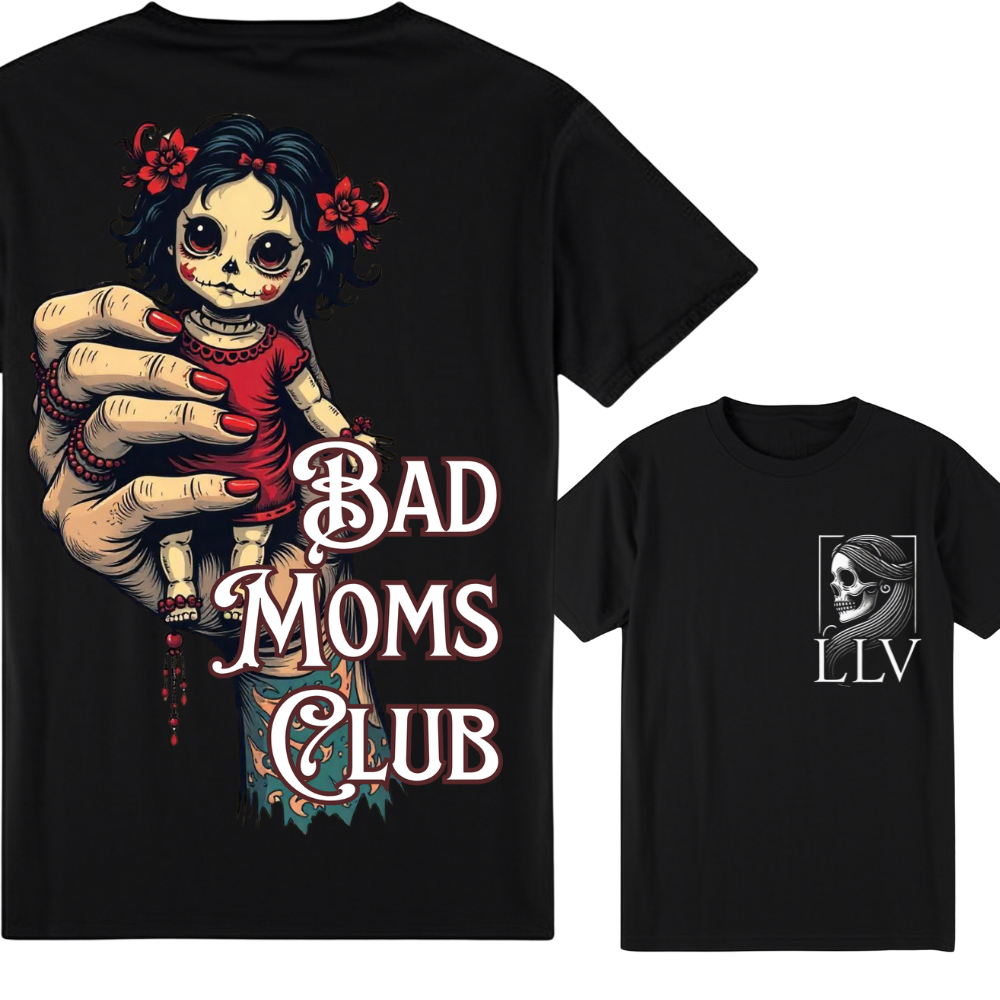 Liya "Bad Moms Club" T-Shirt designed by LottaLaVida