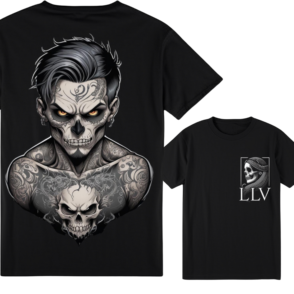 Levo "Skull" T-Shirt designed by LottaLaVida