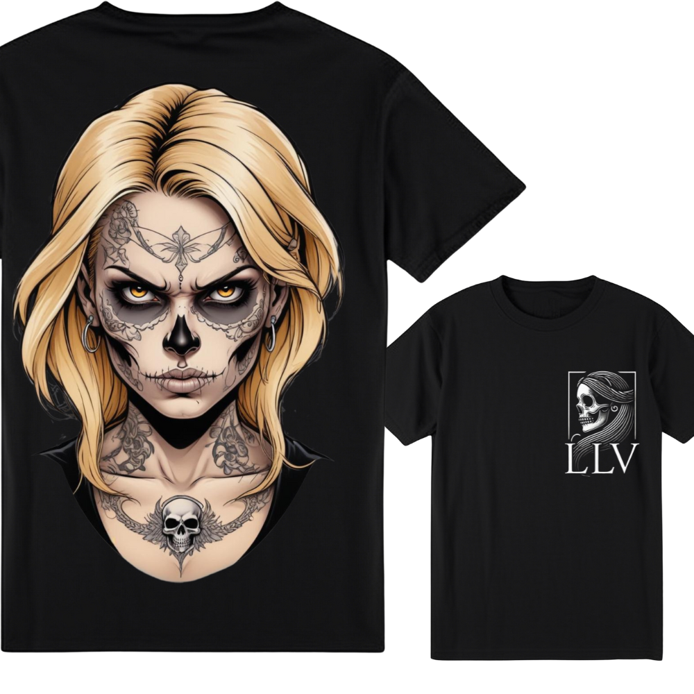 Lexa "Skull" T-Shirt designed by LottaLaVida