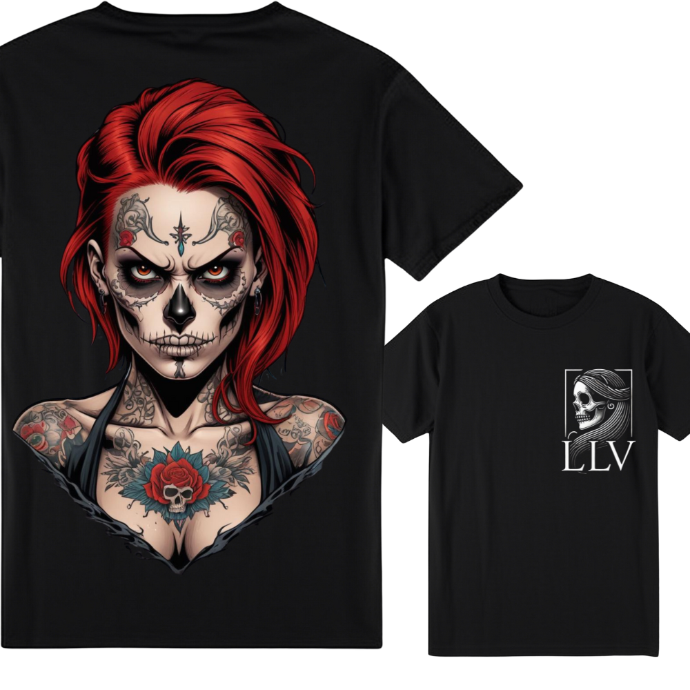 Loti "Skull" T-Shirt designed by LottaLaVida