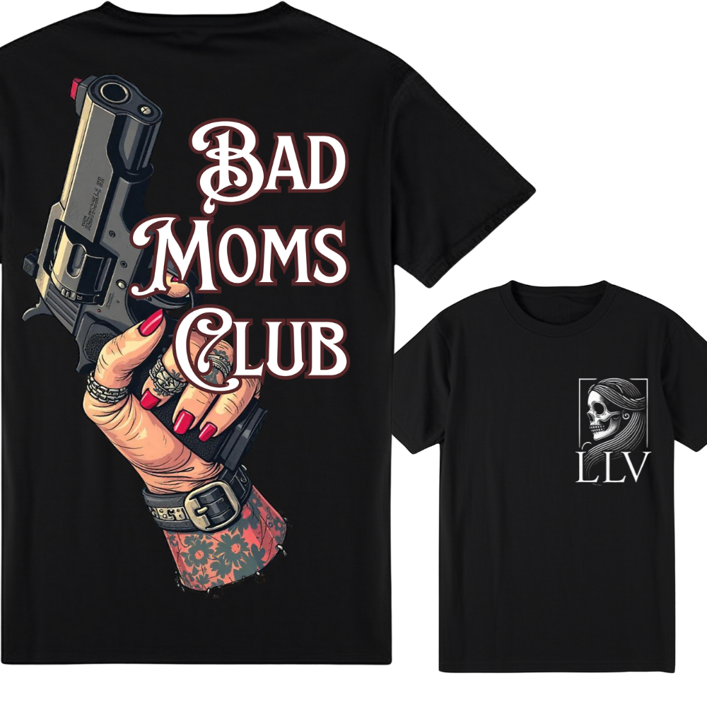 Leti "Bad Moms Club" T-Shirt designed by LottaLaVida