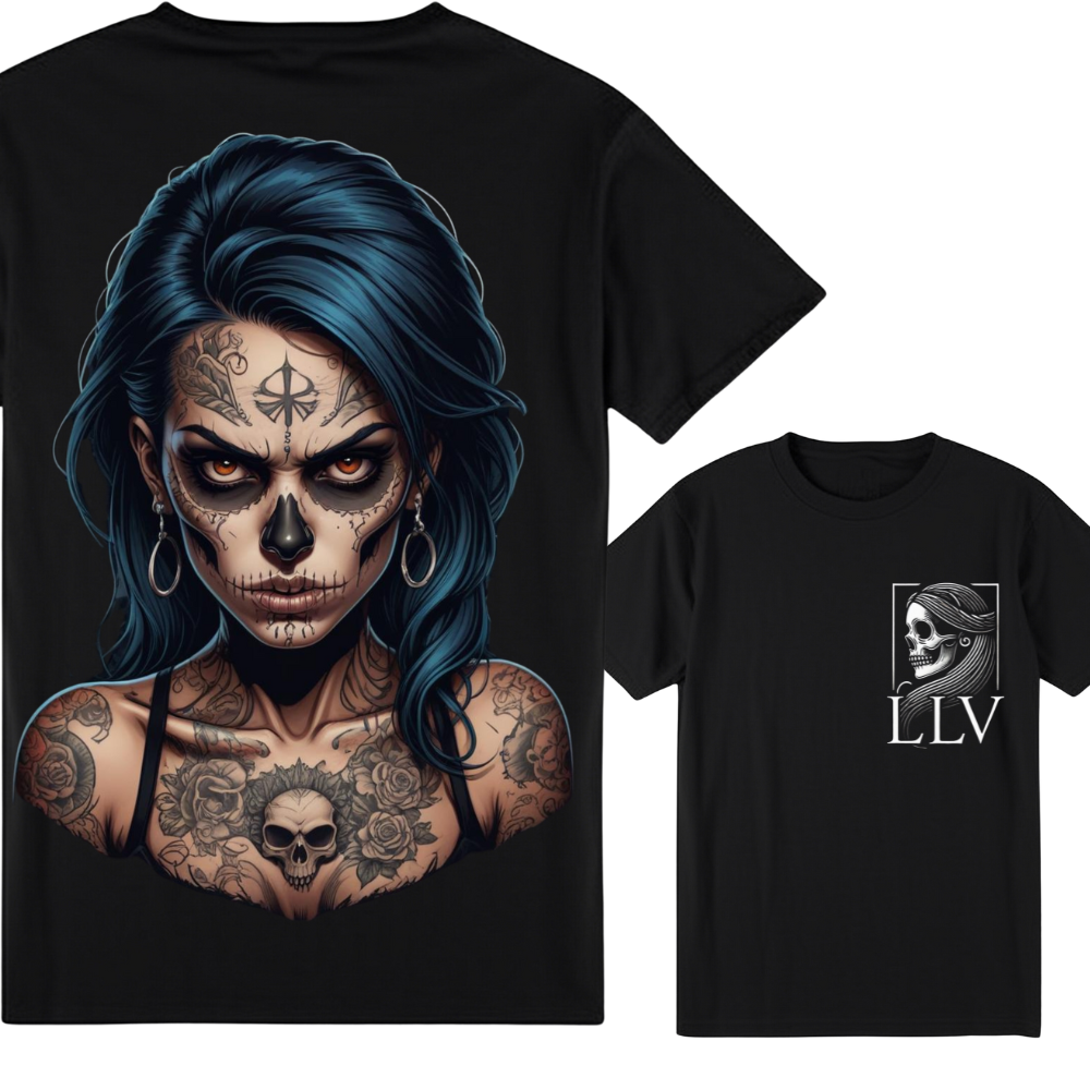 Lina "Skull" T-Shirt designed by LottaLaVida