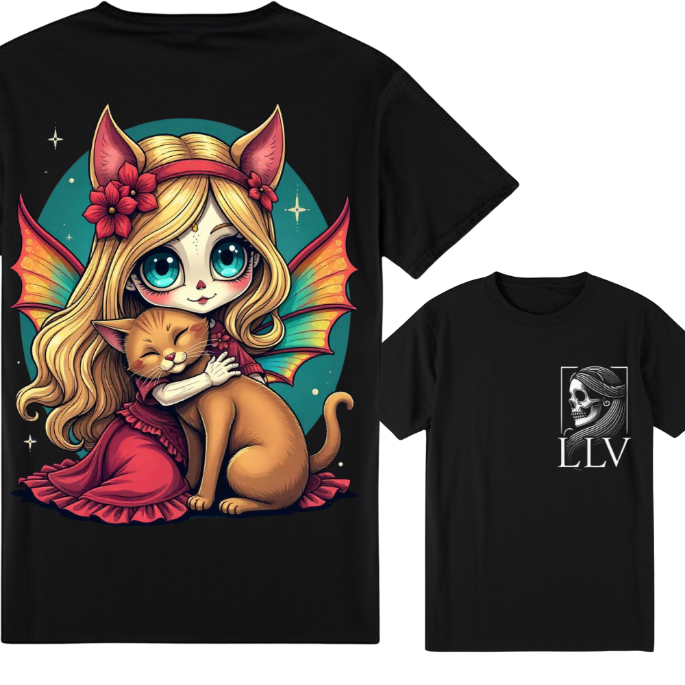 Lily T-Shirt Skull designed by LottaLaVida