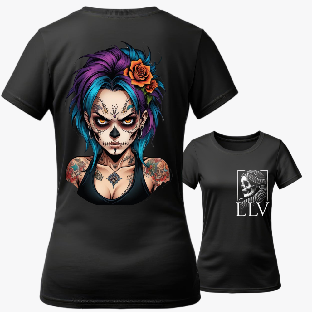 Losi - Wide Neck Tee "Skull" designed by LottaLaVida