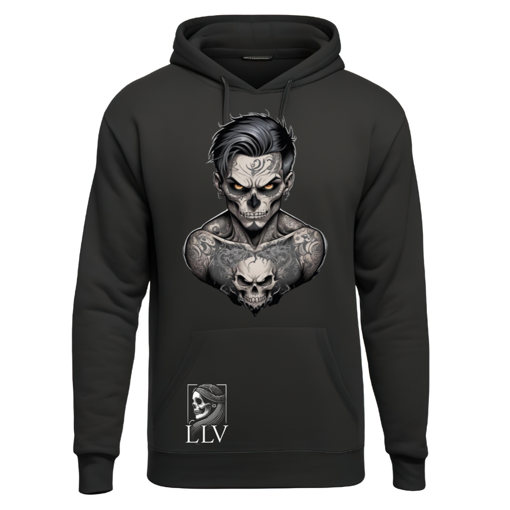 Levo Hoodie "Skull" designed by LottaLaVida