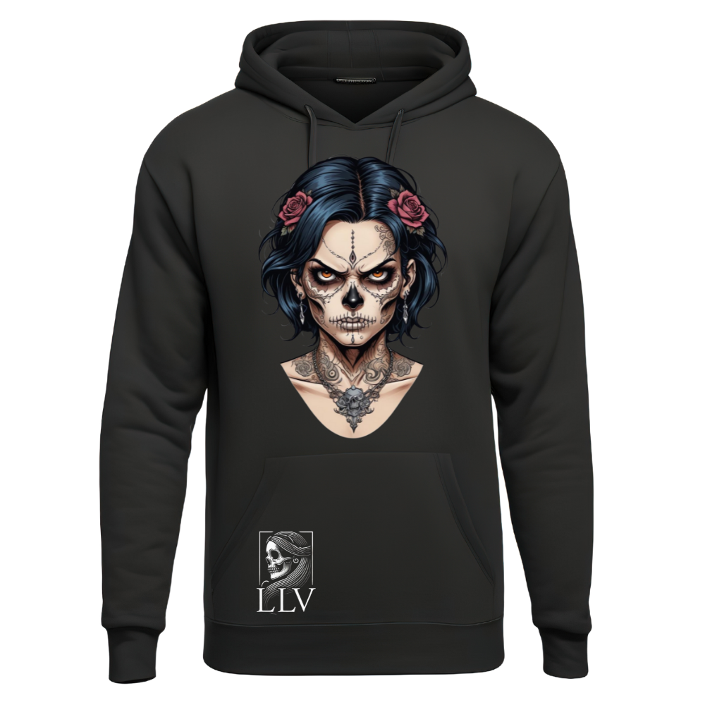 Lara Hoodie "Skull" designed by LottaLaVida