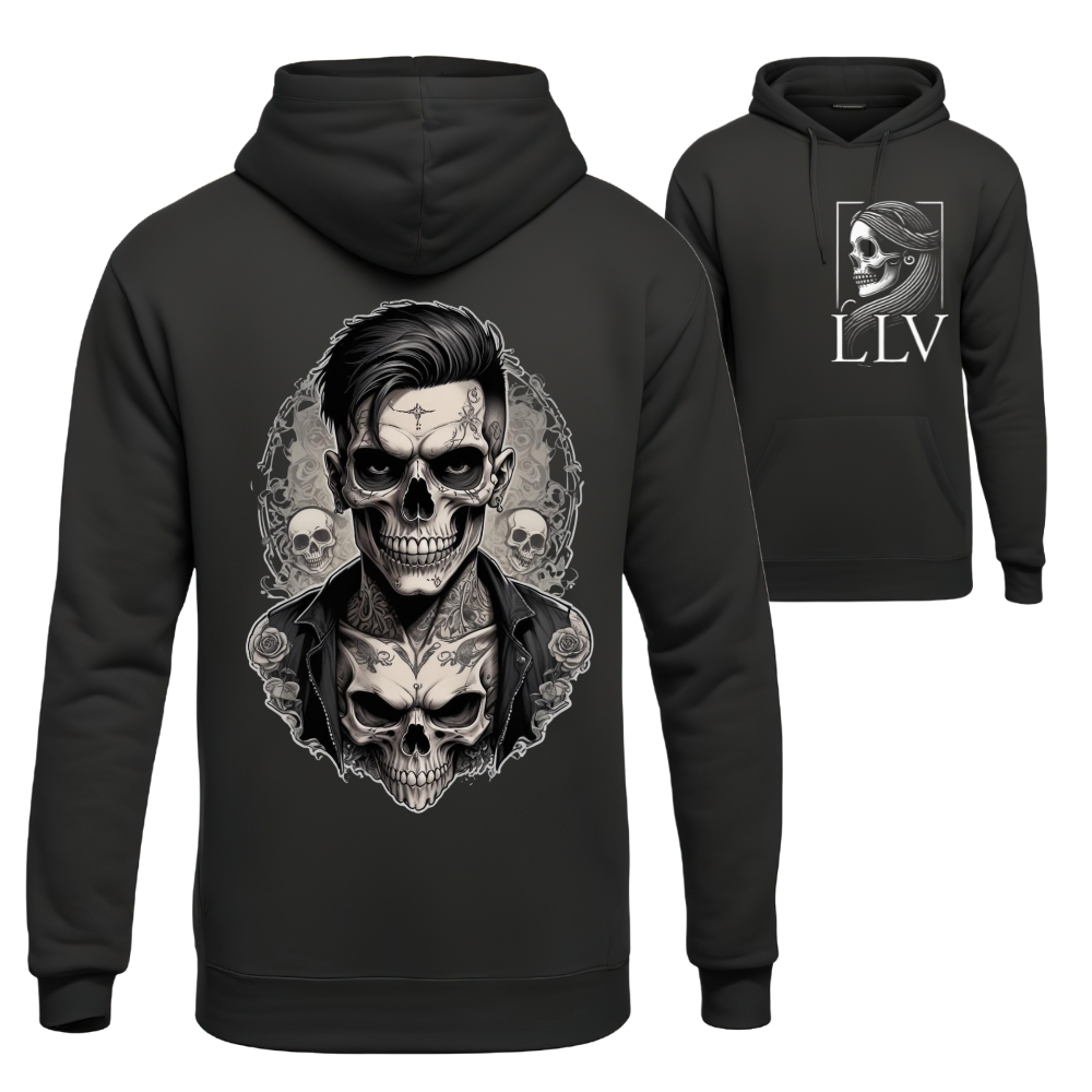 Leno Hoodie "Skull" designed by LottaLaVida