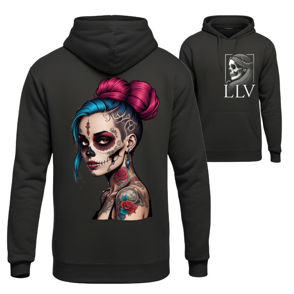 Lisi Hoodie "Skull" designed by LottaLaVida