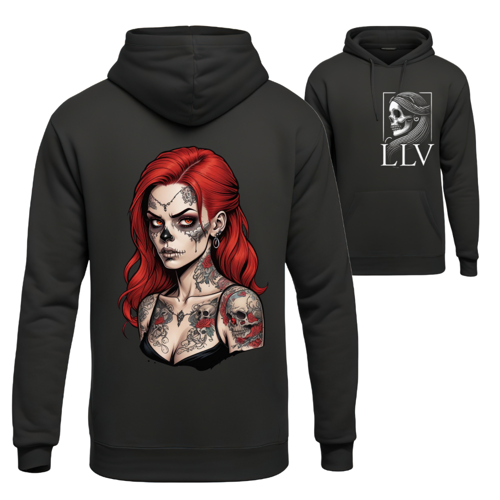 Lobi Hoodie "Skull" designed by LottaLaVida