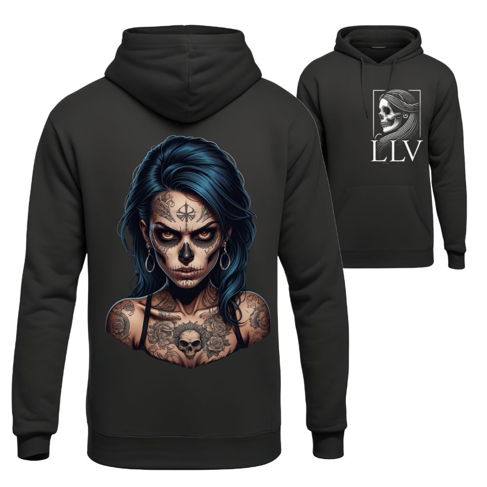 Lina Hoodie "Skull" designed by LottaLaVida