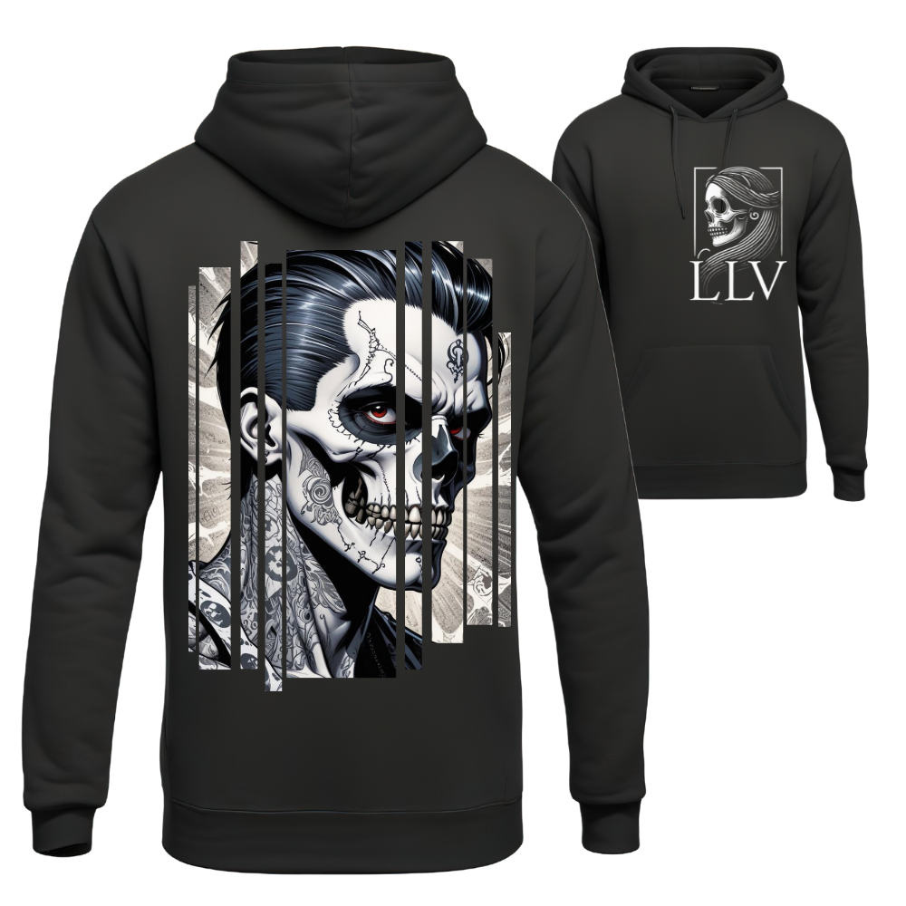 Ledi Hoodie "Skull" designed by LottaLaVida