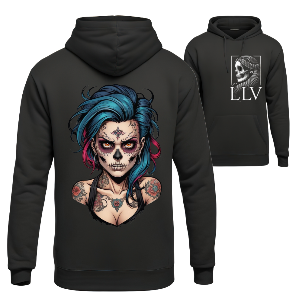 Lona Hoodie "Skull" designed by LottaLaVida