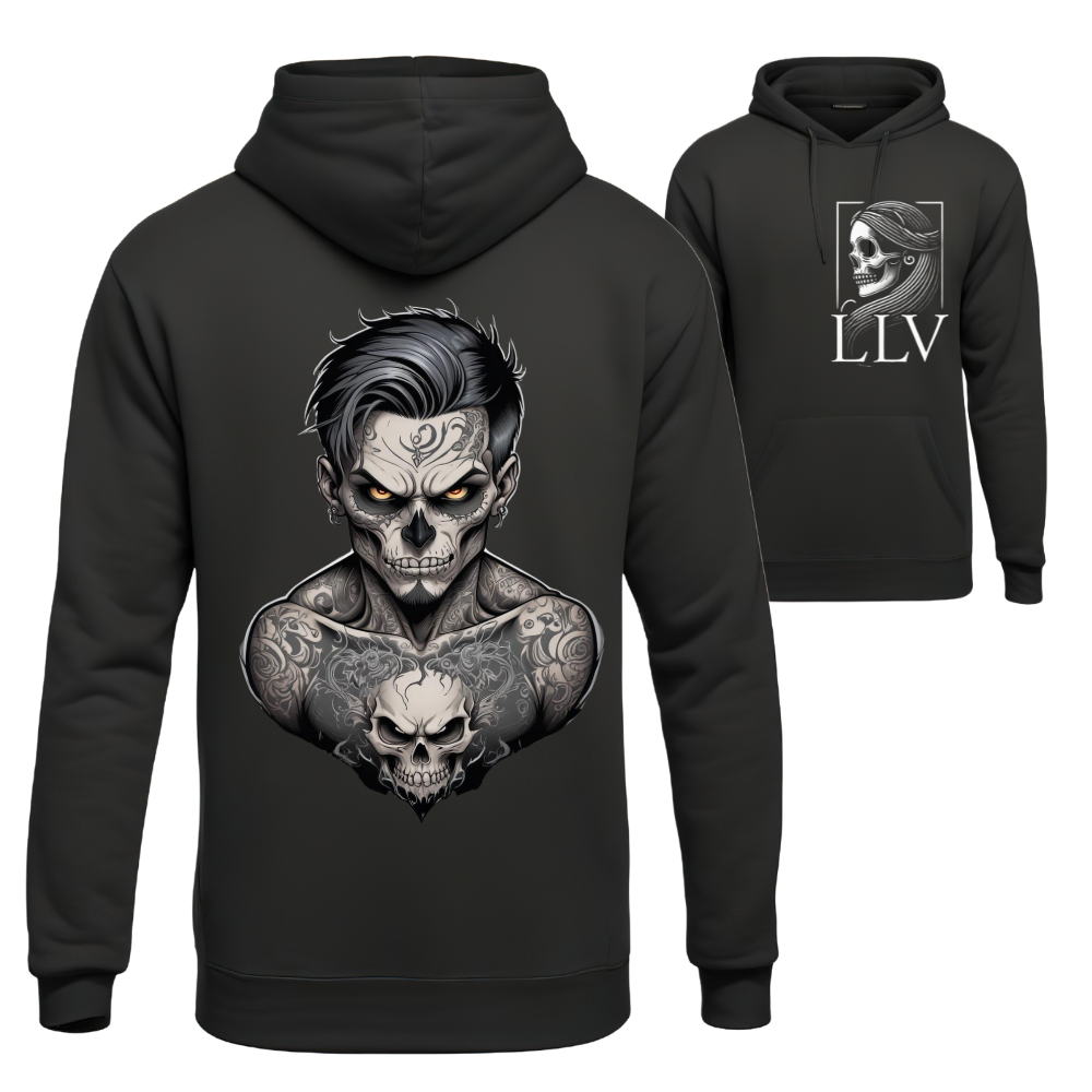 Levo Hoodie "Skull" designed by LottaLaVida