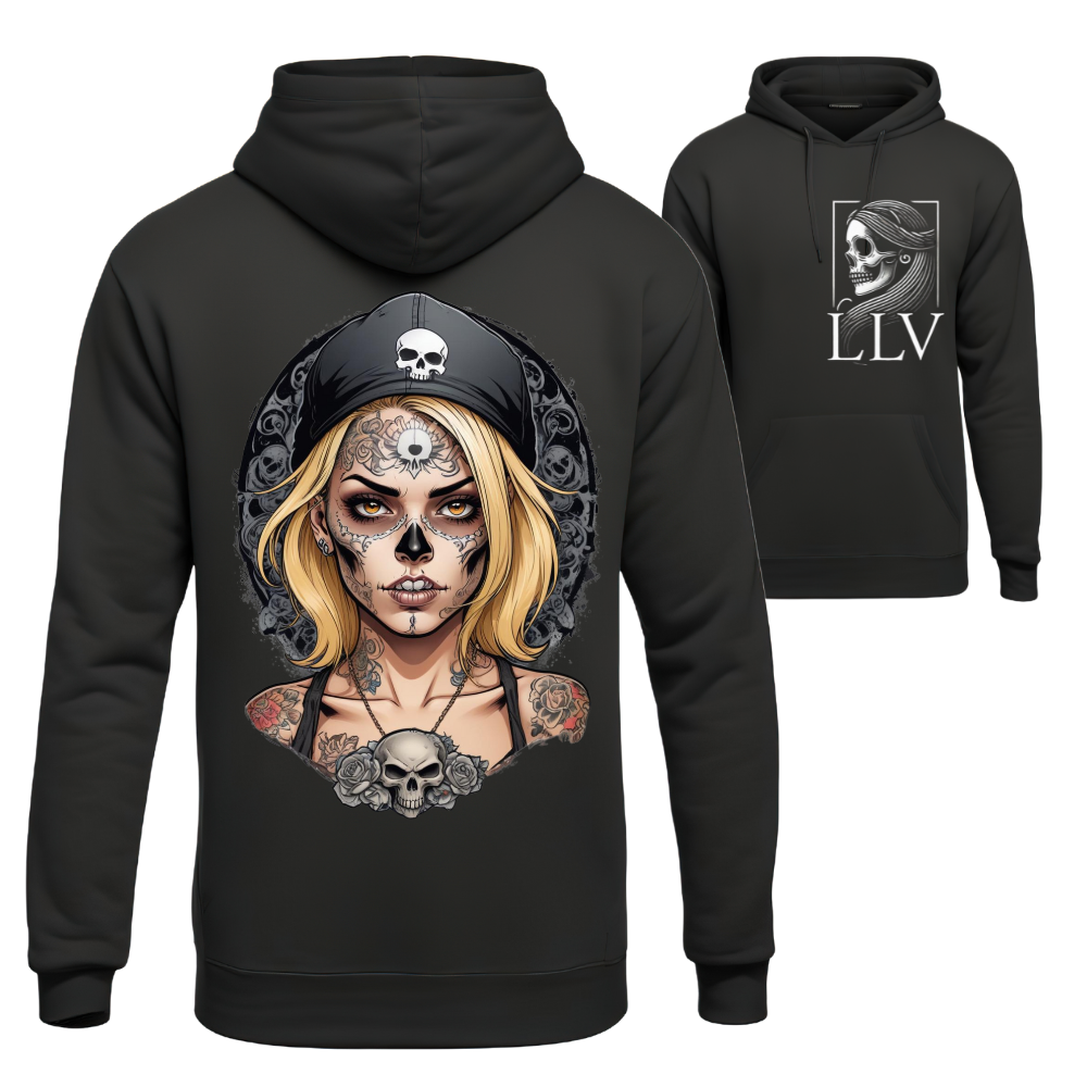 Lane Hoodie "Skull" designed by LottaLaVida