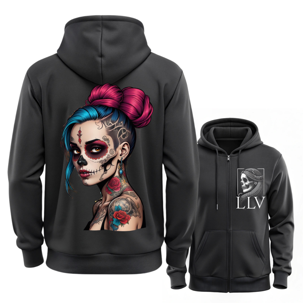 Lisi Sweatjacke "Skull" designed by LottaLaVida