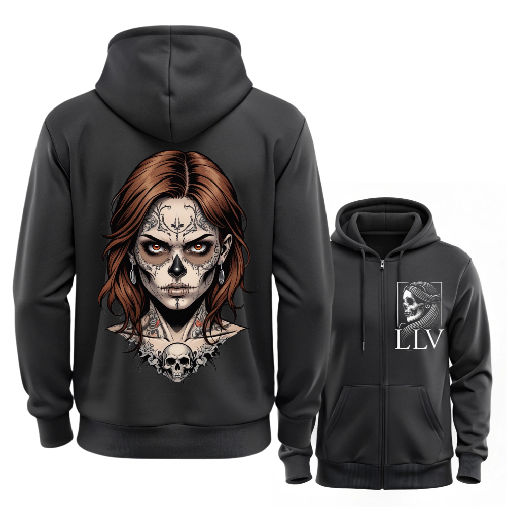 Lari Sweatjacke "Skull" designed by LottaLaVida