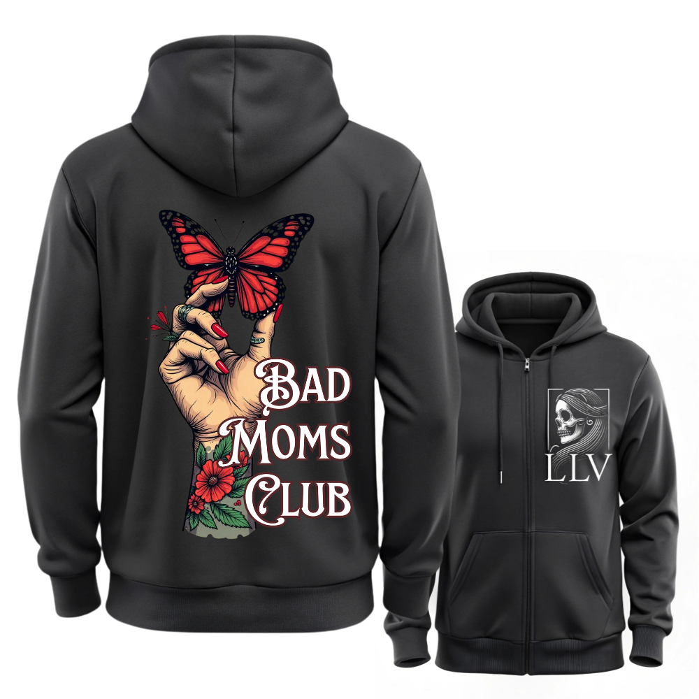 Leila Sweatjacke "Bad Moms Club" designed by LottaLaVida