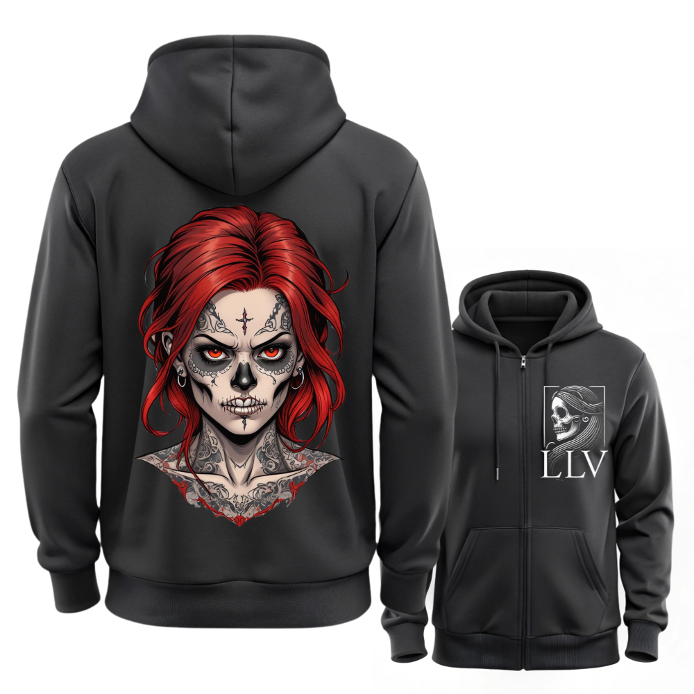 Loba Sweatjacke "Skull" designed by LottaLaVida