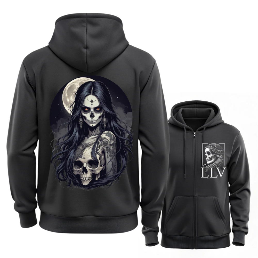 Lotu Sweatjacke "Skull" designed by LottaLaVida