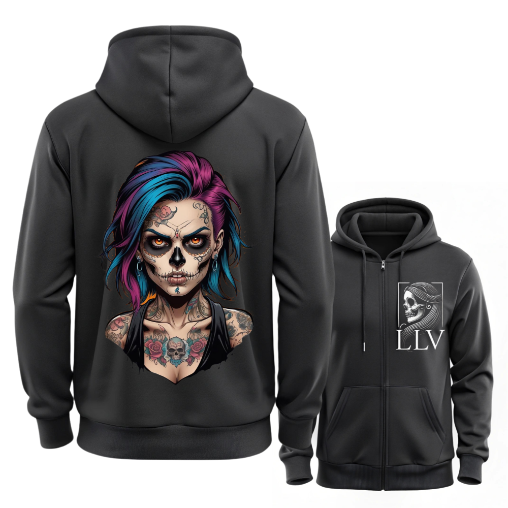 Losa Sweatjacke "Skull" designed by LottaLaVida