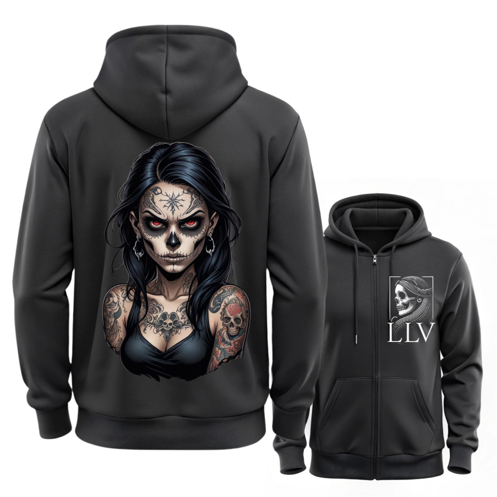 Lisa Sweatjacke "Skull" designed by LottaLaVida