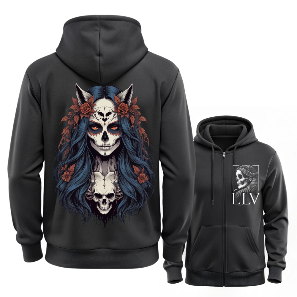 Lota Sweatjacke "Skull" designed by LottaLaVida